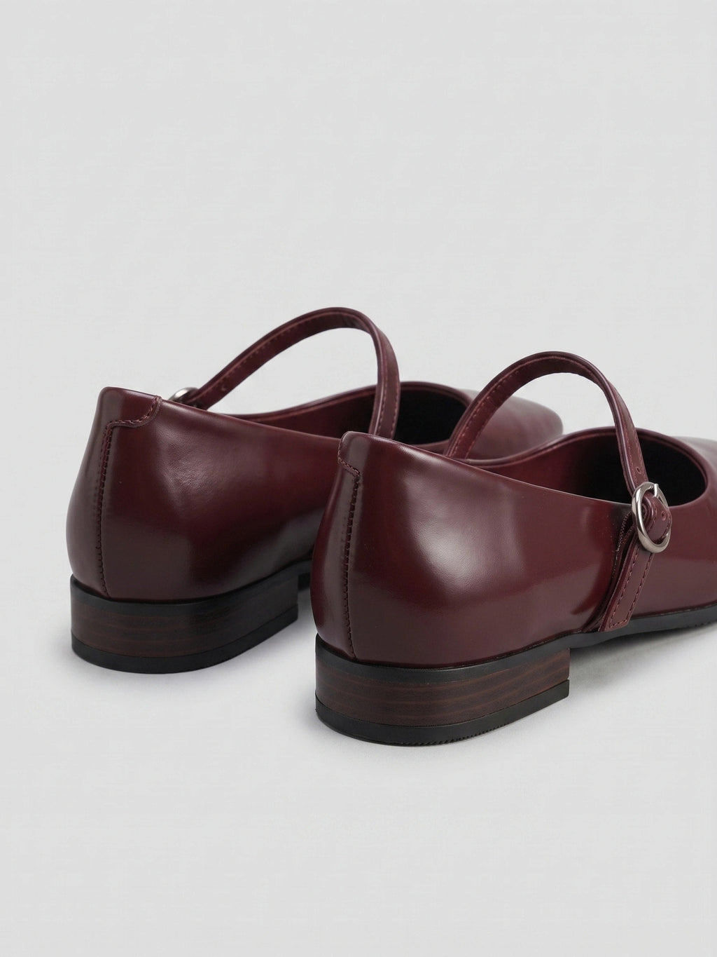 Gleamond | Women's Mary Jane Flat Shoes with Buckle Strap Gleamond