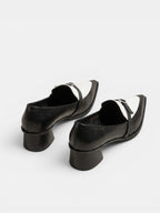 Gleamond | Women's Medium Block Heel Pointed Pumps Gleamond