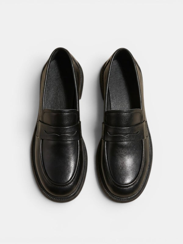 Gleamond | Women's Minimalist Low Heel Loafers Gleamond