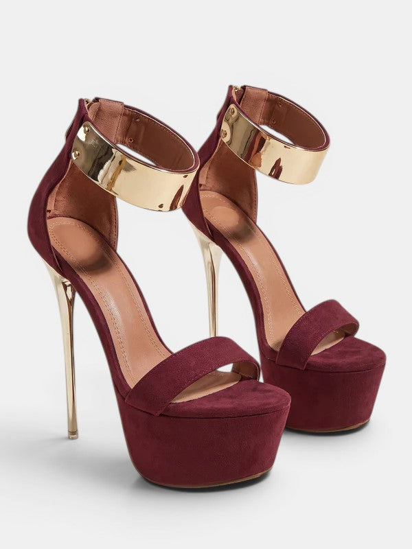 Gleamond | Women's Open Toe Platform High Heel Sandals Gleamond