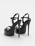 Gleamond | Women's Platform Sandals with Ankle Strap and Stiletto Heel Gleamond