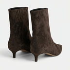 Gleamond | Women's Pointed Toe Low Heel Boots Gleamond