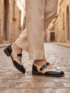 Gleamond | Women's Round Toe Mary Jane Shoes for Everyday Wear Gleamond