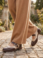 Gleamond | Women's Round Toe Mary Jane Shoes for Everyday Wear Gleamond