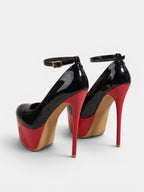 Gleamond | Women's Round Toe Platform High Heel Pumps Gleamond