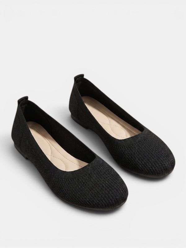 Gleamond | Women's Round Toe Slip-On Ballet Flats Gleamond