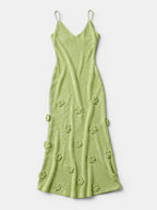 Gleamond | Women's Sequin Crochet Maxi Dress Gleamond