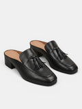 Gleamond | Women's Slip On Mule Loafers with Square Toe Gleamond