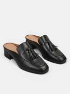 Gleamond | Women's Slip On Mule Loafers with Square Toe Gleamond