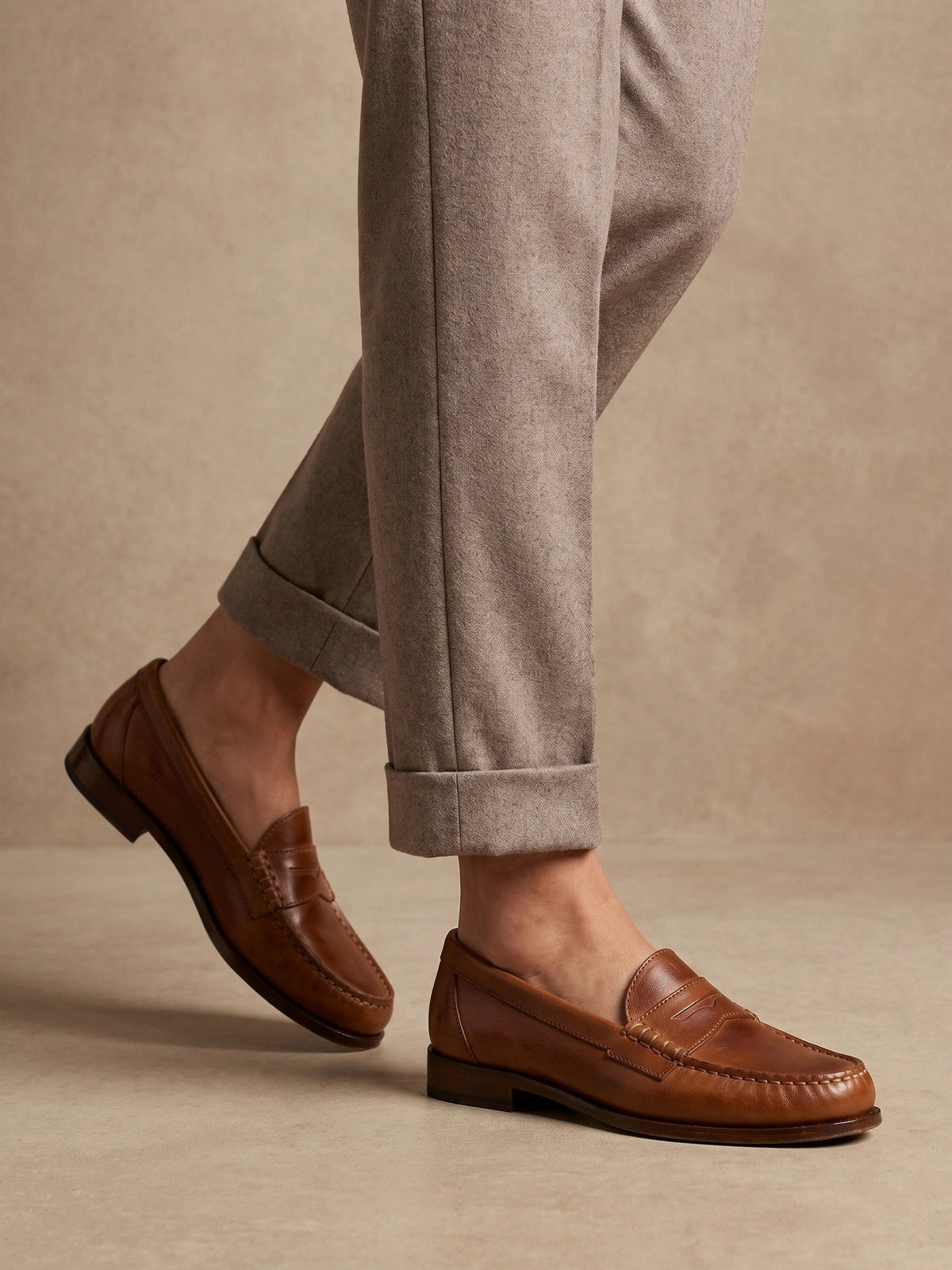 Gleamond | Women's Smart Casual Leather Loafers Gleamond