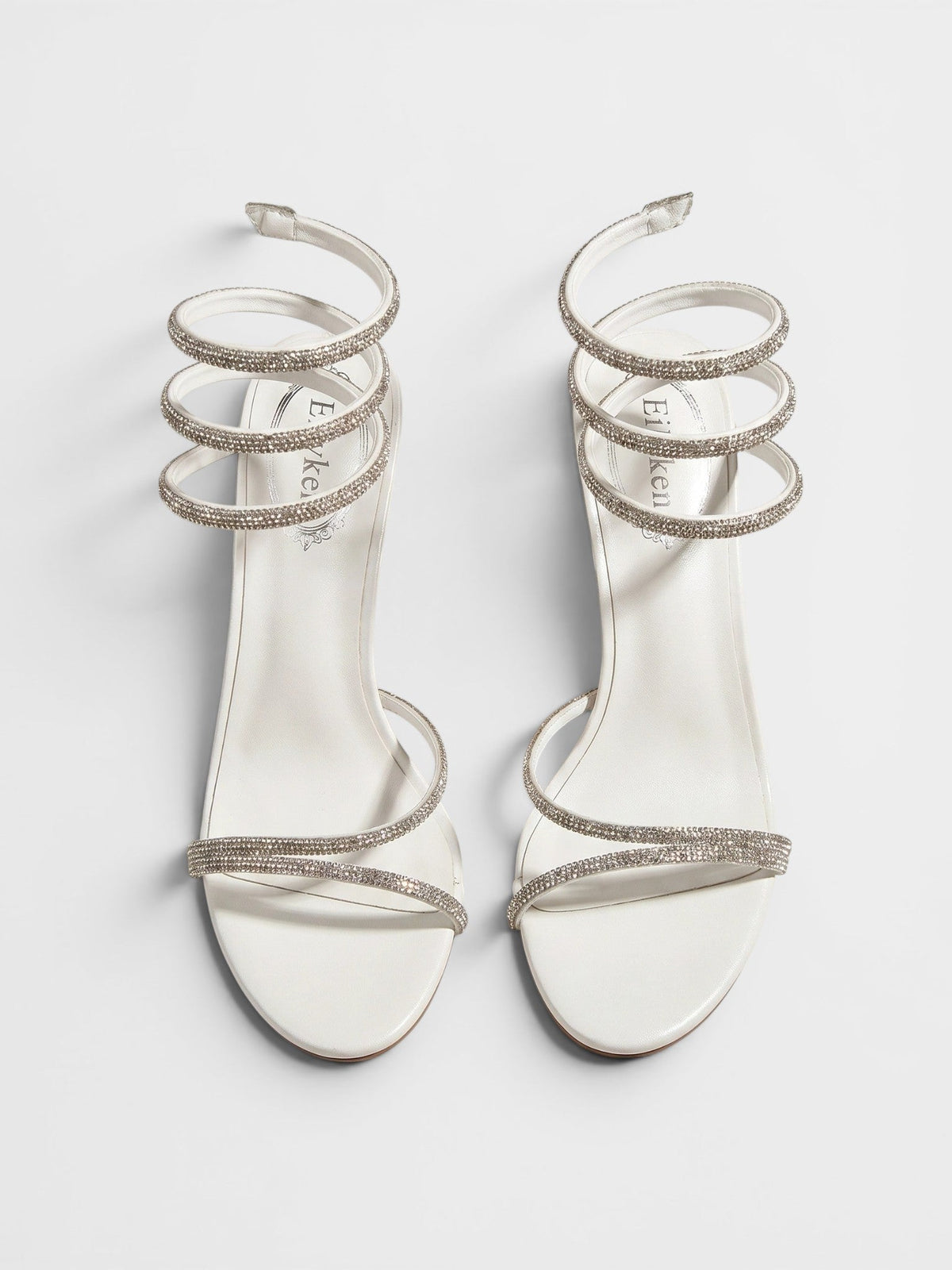Gleamond | Women's Platform Sandals with Spiral Ankle Strap and Stiletto Heel Gleamond