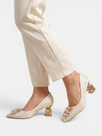 Gleamond | Women's Wedding Pointed Toe High Heel Pumps Gleamond