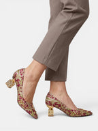 Gleamond | Women's Wedding Pointed Toe High Heel Pumps Gleamond