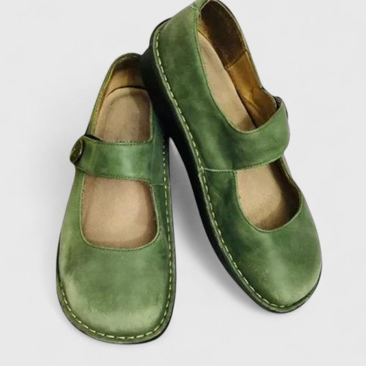 Women's Mary Jane Shoes with Adjustable Strap and Round Toe