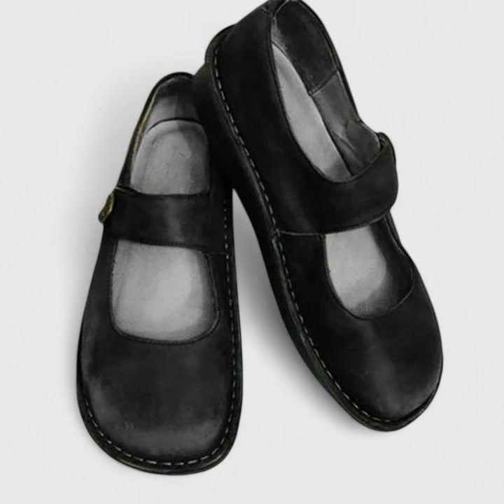 Women's Mary Jane Shoes with Adjustable Strap and Round Toe