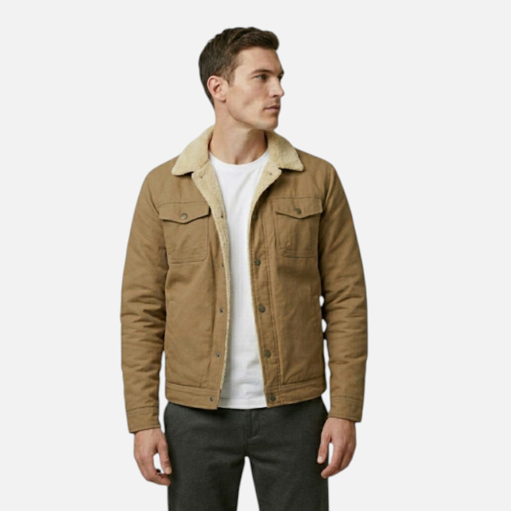 Insulated Wool-Blend Men’s Bomber Jacket SnugBubs Australia