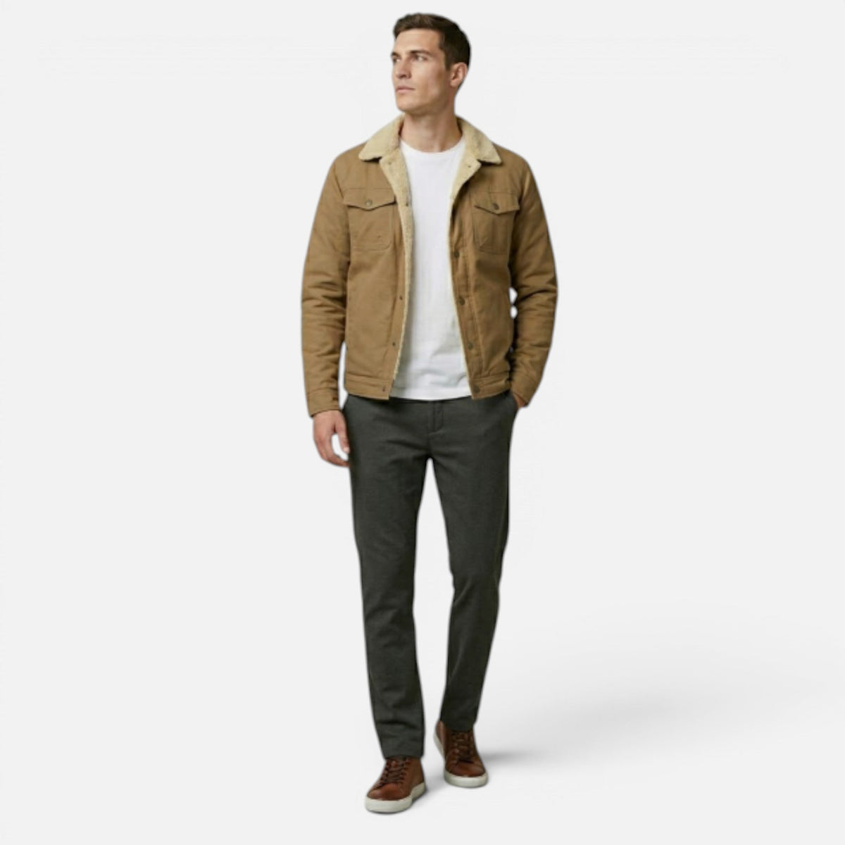 Insulated Wool-Blend Men’s Bomber Jacket SnugBubs Australia