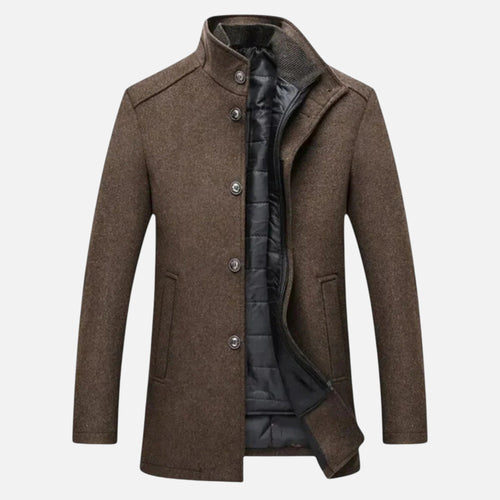 Heritage Wool-Blend Men’s Classic Overcoat SnugBubs Australia