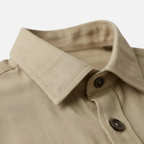 Heritage Cotton Men’s Long Sleeve Shirt SnugBubs Australia