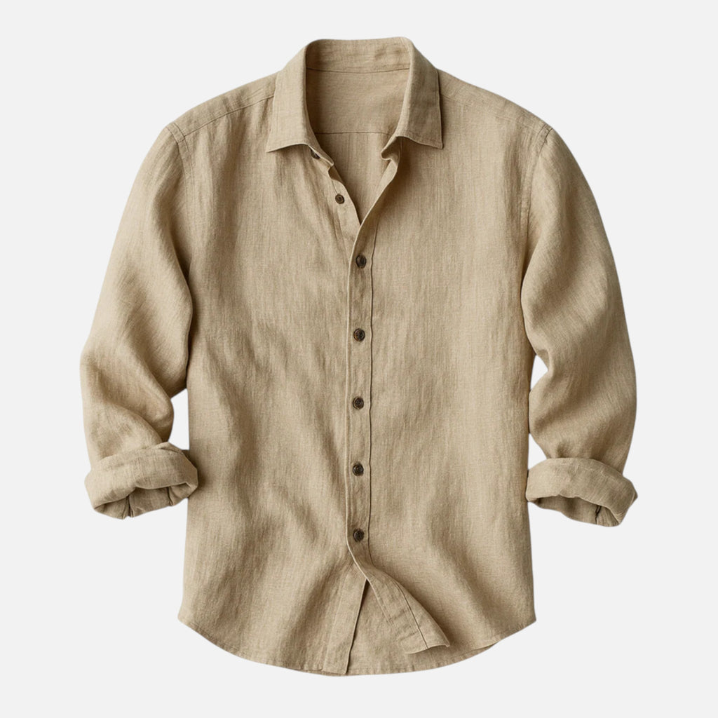 Heritage Cotton Men’s Long Sleeve Shirt SnugBubs Australia