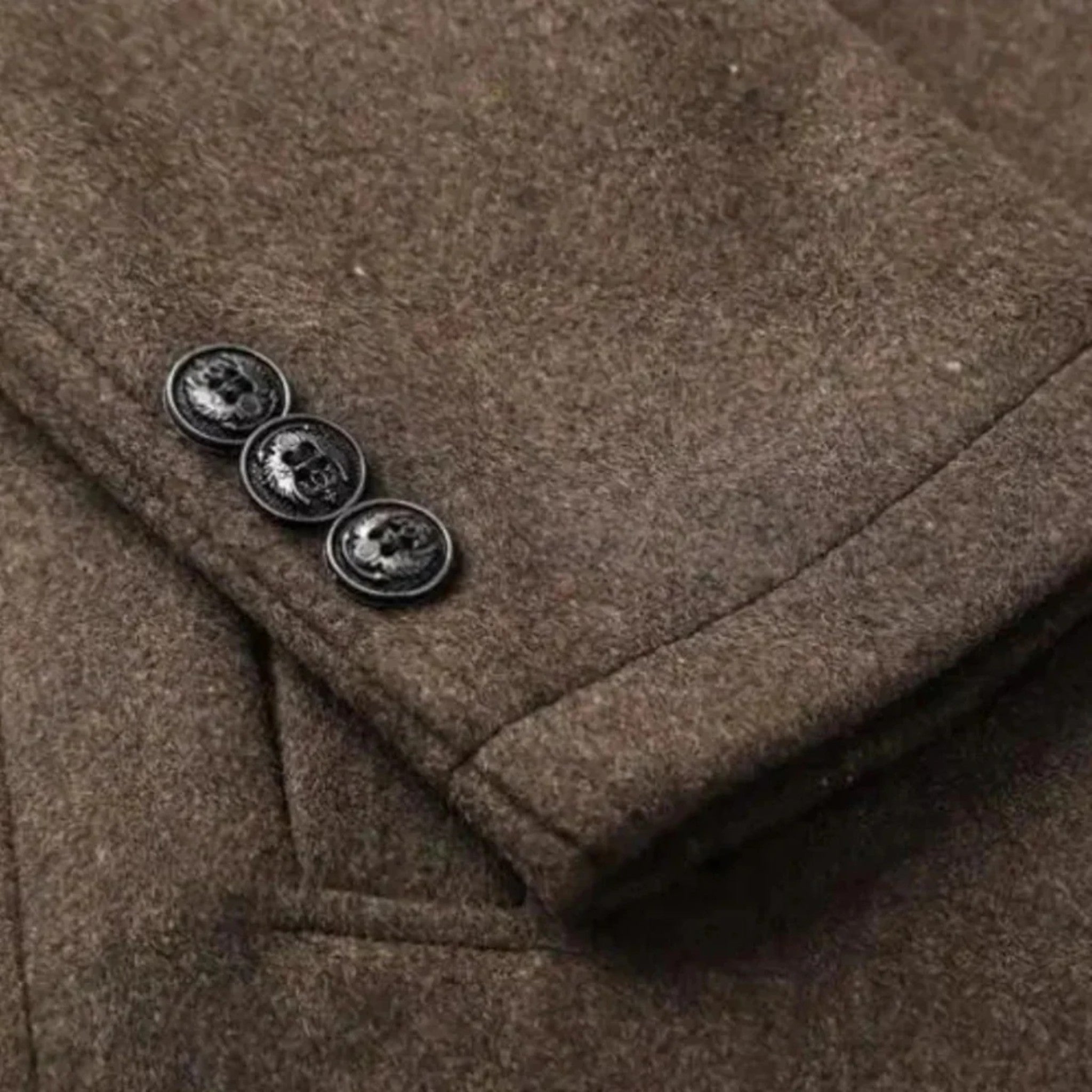 Heritage Wool-Blend Men’s Classic Overcoat SnugBubs Australia