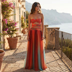 Women's A Line Maxi Dress Strapless Evening Party Dress SnugBubs Australia