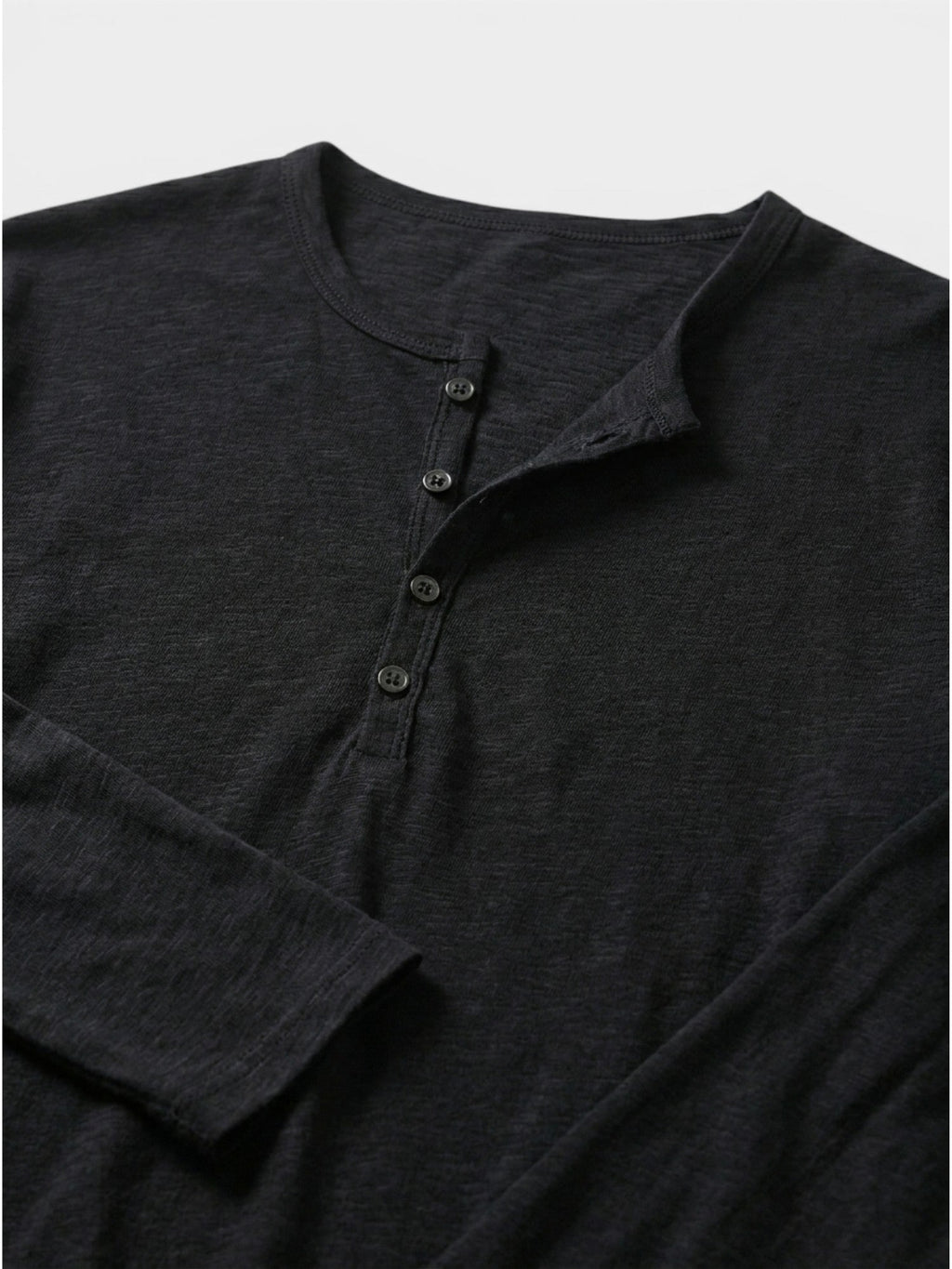 Men’s Cotton Henley Shirt Slim Fit Long Sleeve SnugBubs Australia