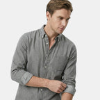 Men’s Cotton Linen Shirt Long Sleeve Casual Button-Up SnugBubs Australia