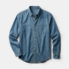 Men’s Cotton Linen Shirt Long Sleeve Casual Button-Up SnugBubs Australia