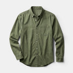 Men’s Cotton Linen Shirt Long Sleeve Casual Button-Up SnugBubs Australia
