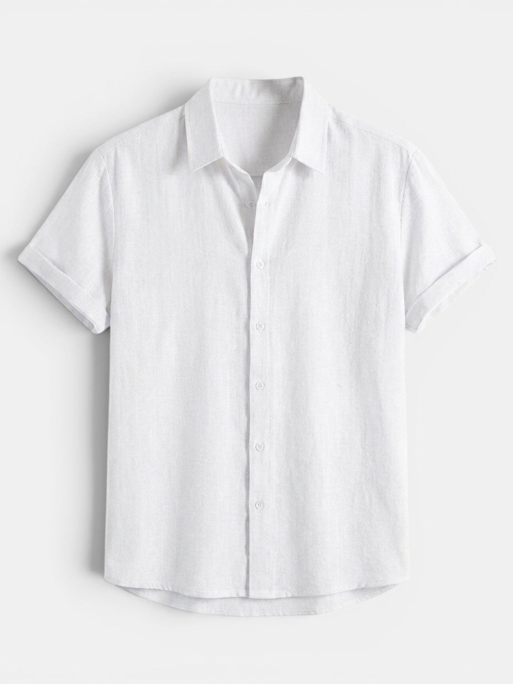 Men’s Cotton Linen Summer Shirt Lightweight Short Sleeve SnugBubs Australia