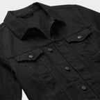 Men’s Denim Jacket Slim Fit Casual Cotton Trucker Jacket SnugBubs Australia
