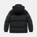 Men’s Hooded Puffer Jacket with Corduroy Winter Coat SnugBubs Australia