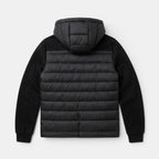 Men’s Hybrid Puffer Jacket Lightweight Hooded Winter Coat SnugBubs Australia