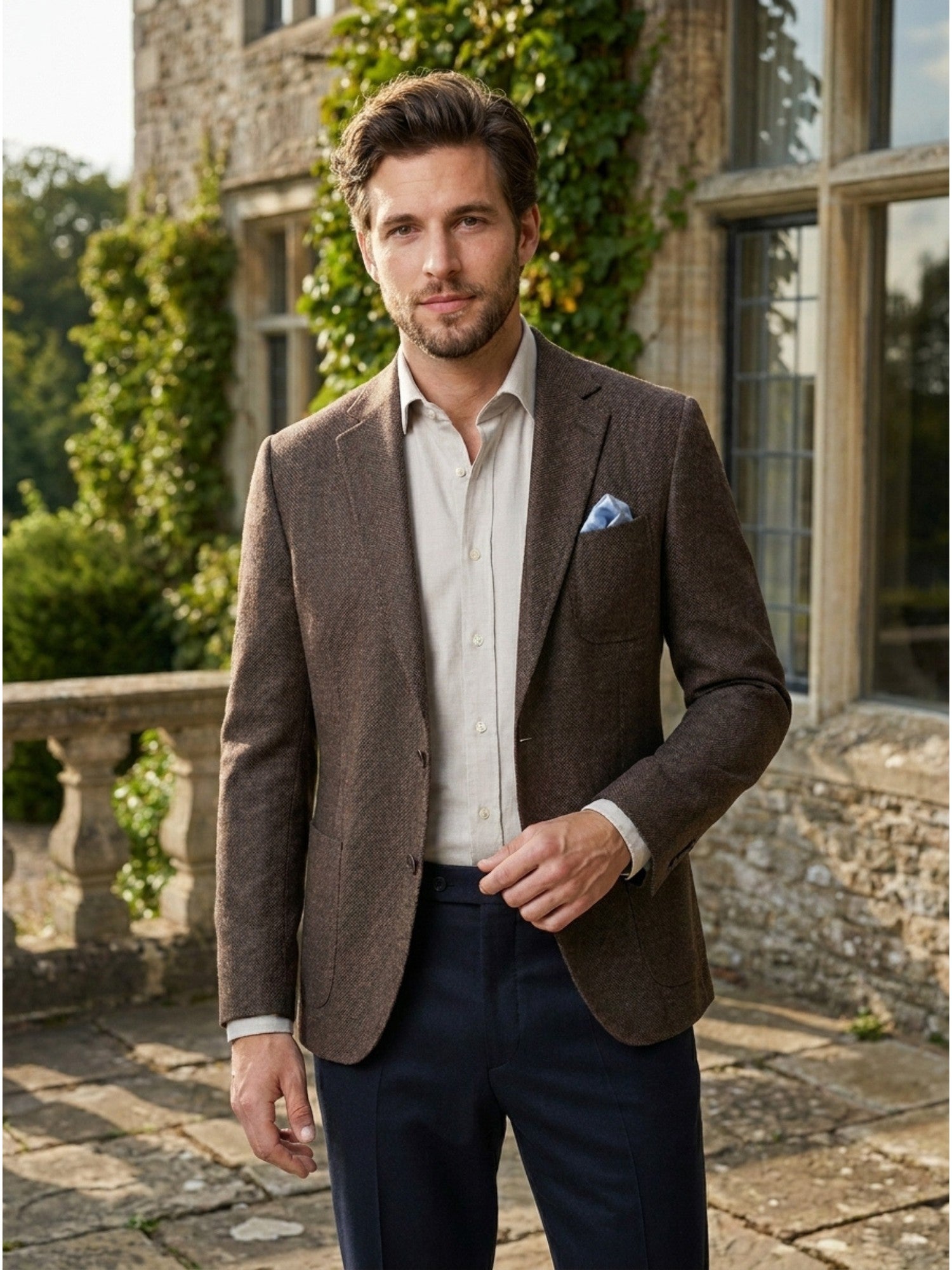 Men’s Linen Blazer Lightweight Casual Sport Coat SnugBubs Australia