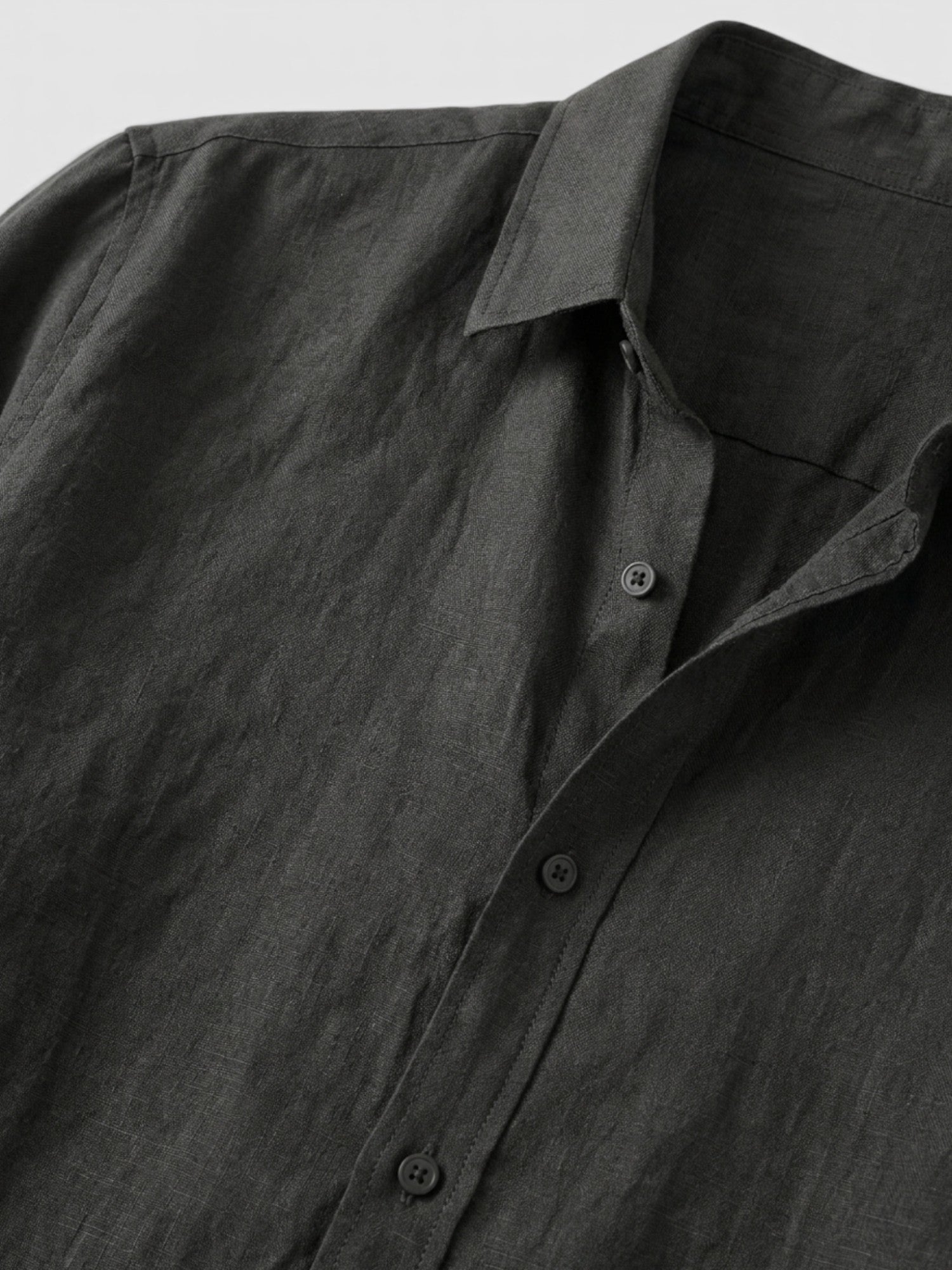 Men’s Linen Button Up Shirt Lightweight Summer Fit SnugBubs Australia