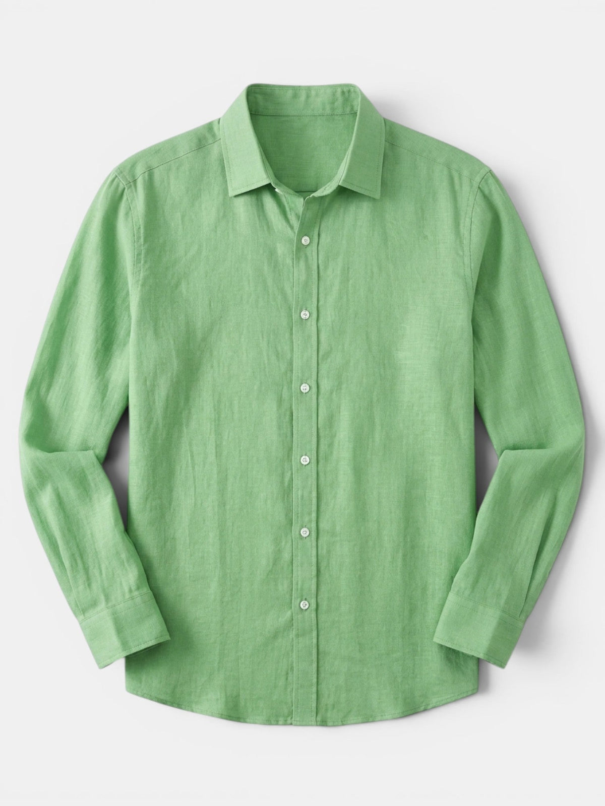 Men’s Linen Button Up Shirt Lightweight Summer Fit SnugBubs Australia