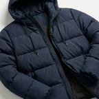 Men’s Quilted Puffer Jacket with Hood Lightweight Winter Coat SnugBubs Australia