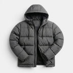 Men’s Quilted Puffer Jacket with Hood Lightweight Winter Coat SnugBubs Australia