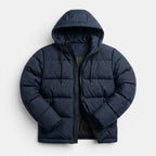 Men’s Quilted Puffer Jacket with Hood Lightweight Winter Coat SnugBubs Australia