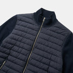 Men’s Quilted Zip Cardigan Lightweight Knit Jacket SnugBubs Australia
