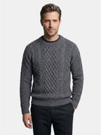 Men’s Soft Cotton Knit Sweater Classic Striped Pullover SnugBubs Australia