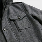 Men’s Wool Cashmere Overcoat Tailored Gray Winter Coat SnugBubs Australia