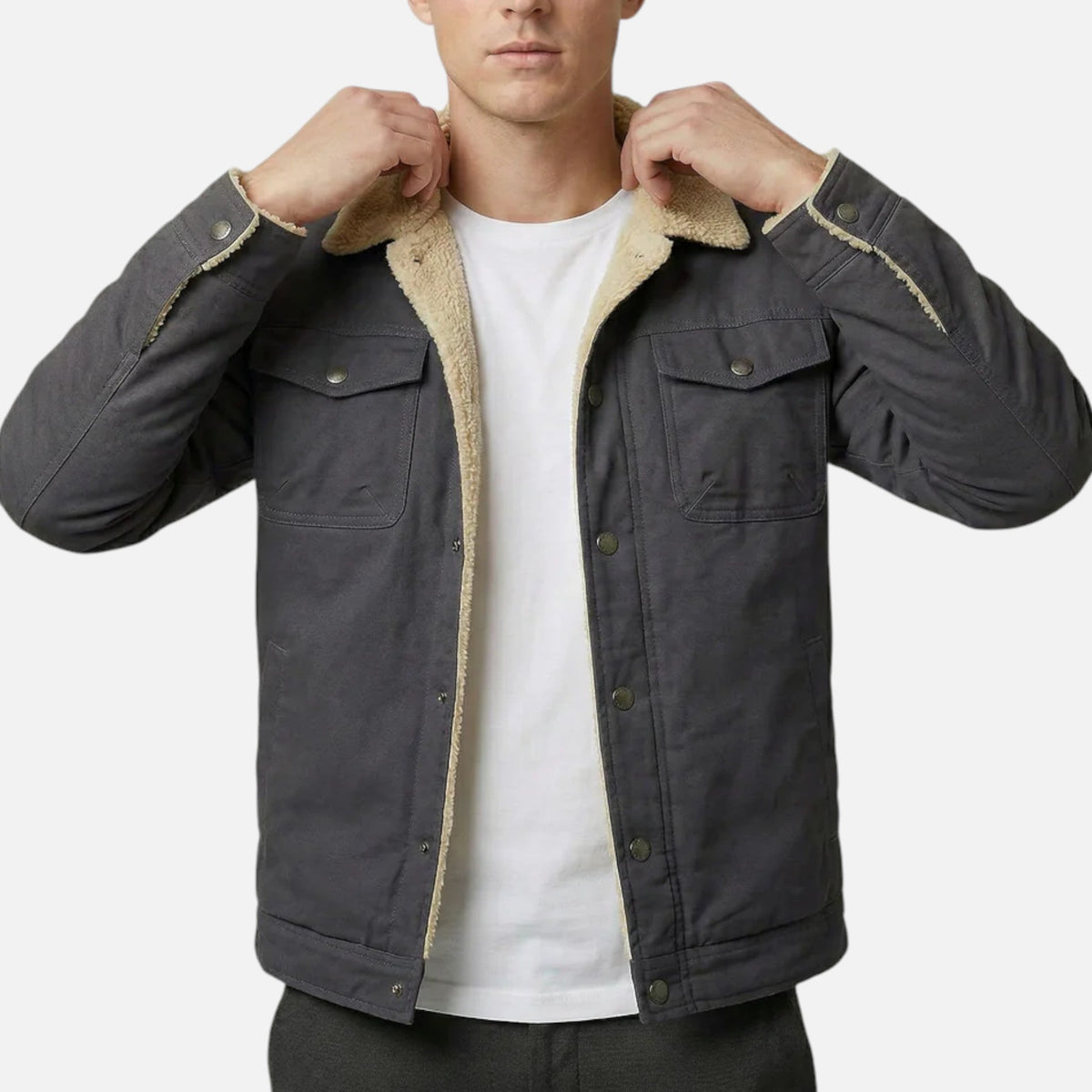 Insulated Wool-Blend Men’s Bomber Jacket SnugBubs Australia