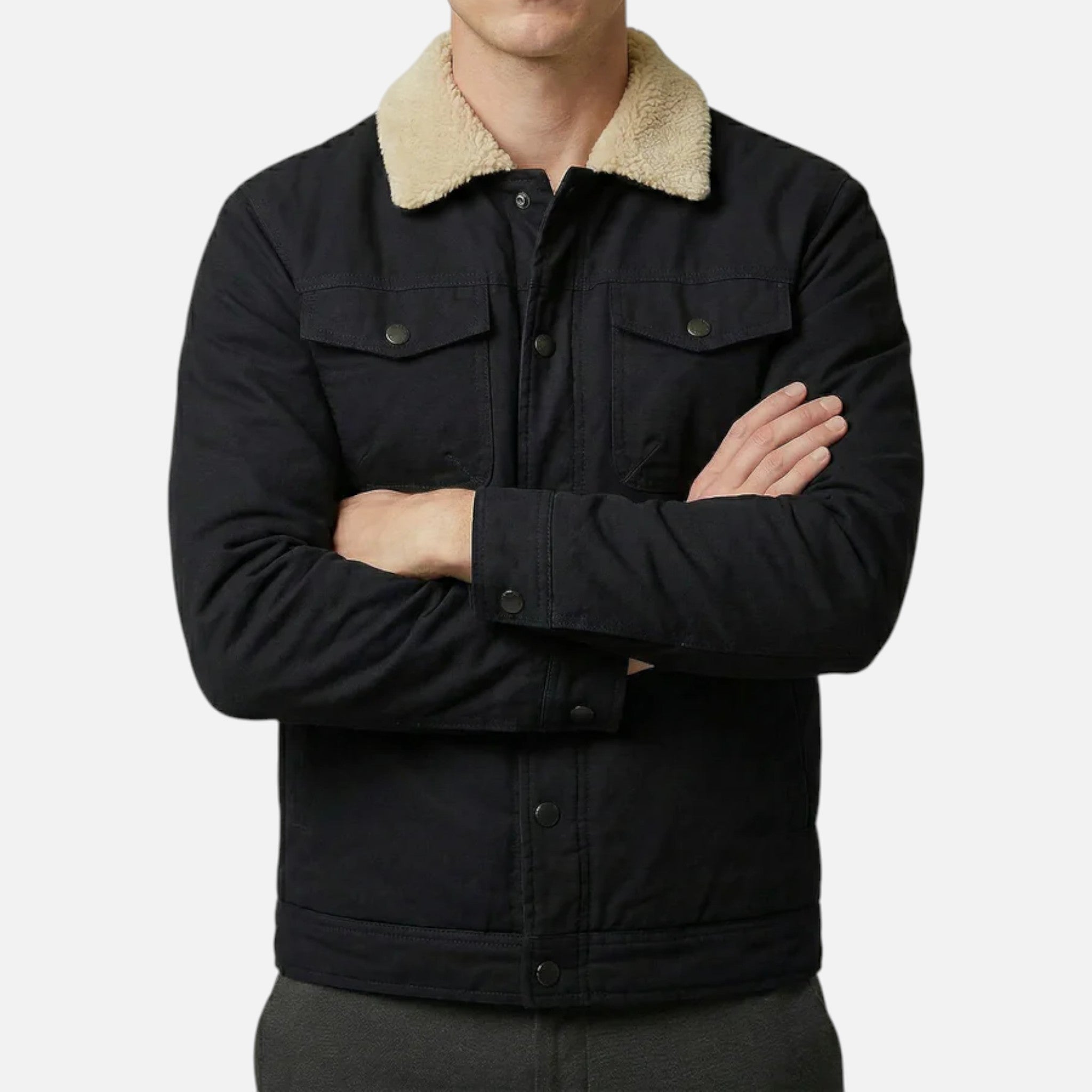 Insulated Wool-Blend Men’s Bomber Jacket SnugBubs Australia