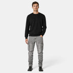 Men's Cargo Jeans with Slim Leg and Multi Pocket Design