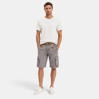 Men's Cargo Shorts with Multiple Pockets and Belt Loops