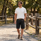 Men's Cargo Shorts with Multiple Pockets and Belt Loops