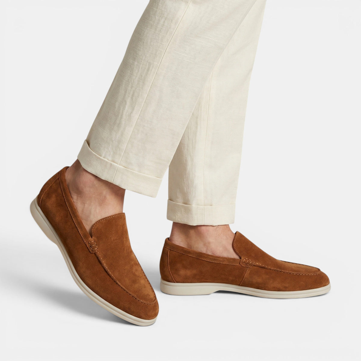 Men's Classic Suede Slip-On Shoes Elegant Everyday Wear SnugBubs Australia