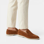 Men's Classic Suede Slip-On Shoes Elegant Everyday Wear SnugBubs Australia